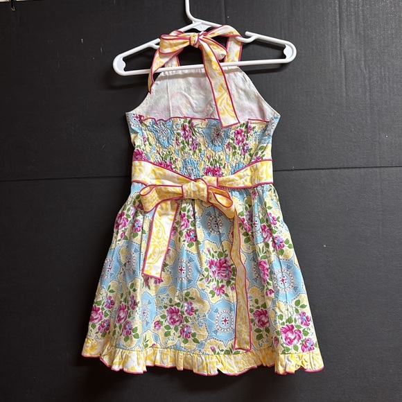 Ann Loren by Jess Kids Girls Dress With Easter Bunny Size 6 - Picture 6 of 12